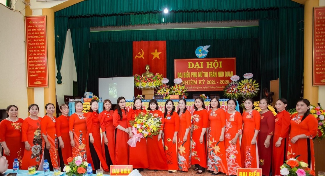 Đại hội Phụ nữ thị trấn Nho Quan, nhiệm kỳ 2021 -2026