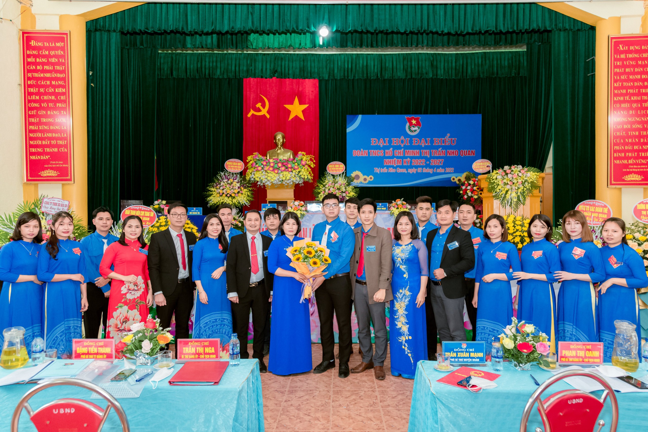 Đại hội Đại biểu Đoàn Thanh niên Cộng sản Hồ Chí Minh thị trấn Nho Quan, nhiệm kỳ 2022 - 2027.
