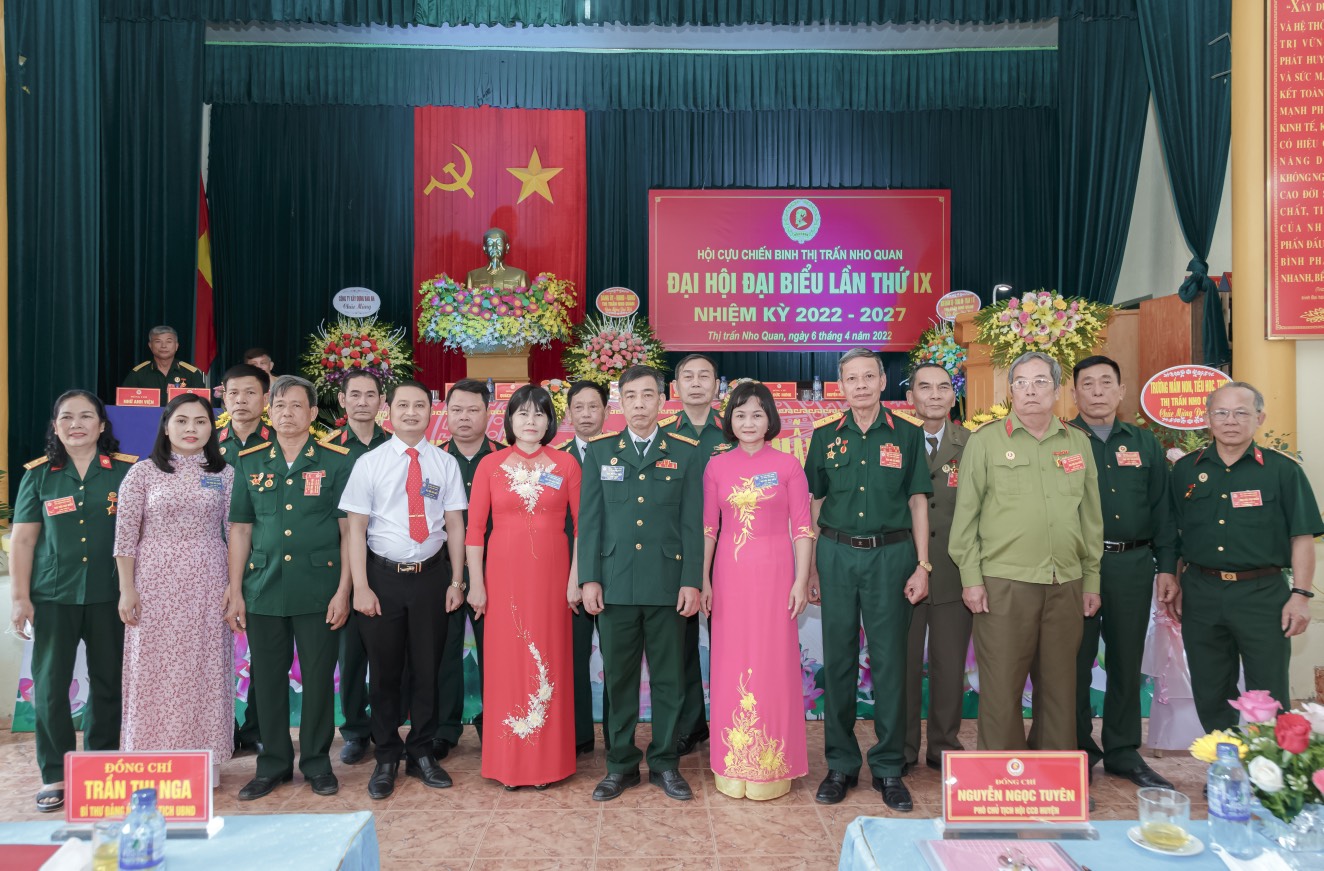 Đại hội Cựu chiến binh thị trấn Nho Quan, nhiệm kỳ 2022 - 2027